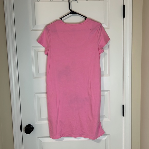 Pink Cat Nap Sleep Dress - Picture 2 of 3